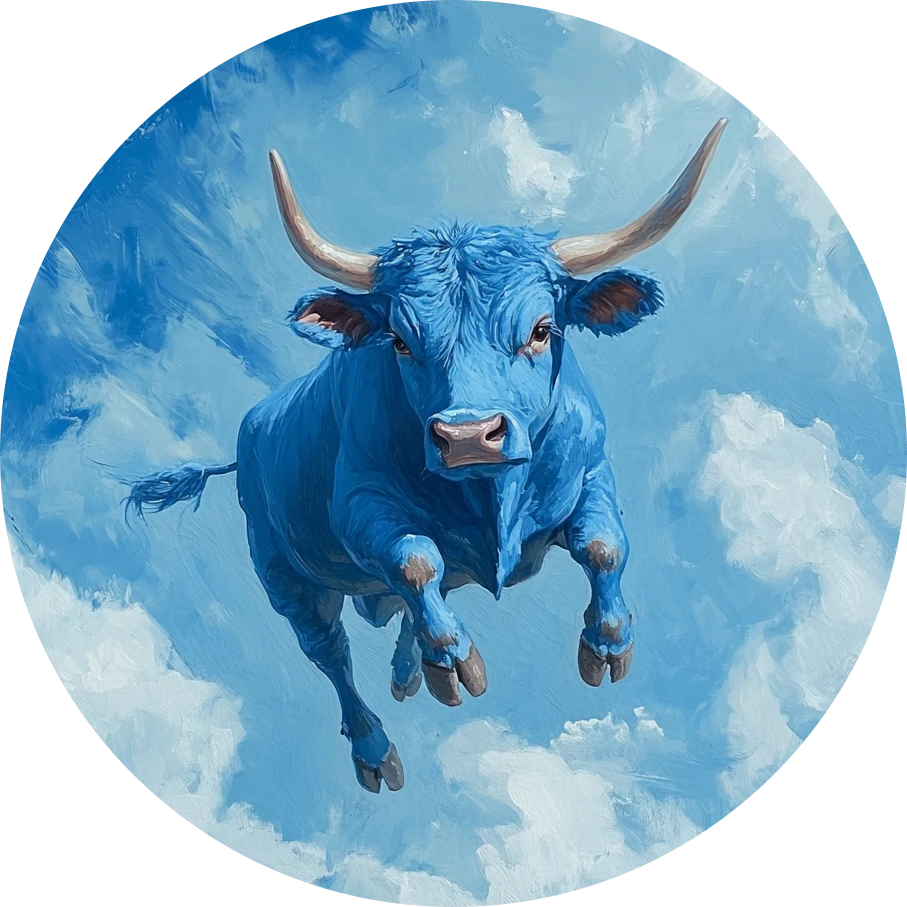 Blue Cow